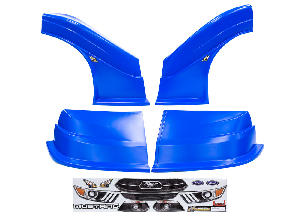 FIVESTAR 32323-43554-CB-FR MD3 Evo DLM Combo Flt RS Mustang Chevron Blue