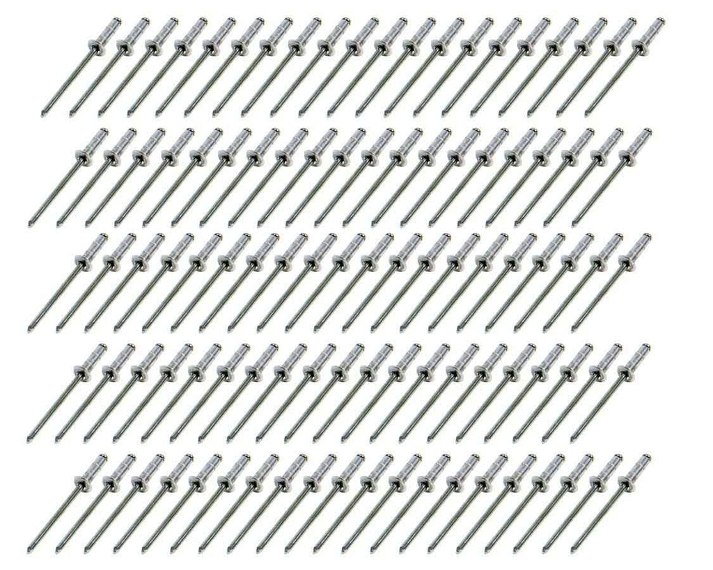 FIVESTAR 815-100S Small Head Rivet Silver 100pc 1/8in