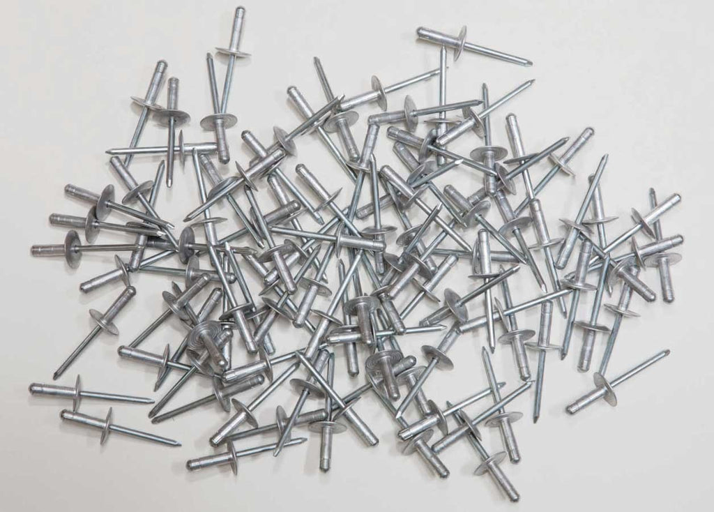 FIVESTAR 816-100L Large Head Rivet Silver 100pc 3/16in