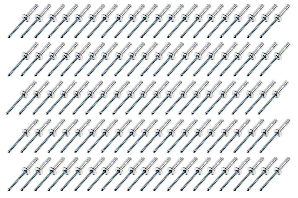 FIVESTAR 816-100S Small Head Rivet Silver 100pc 3/16in