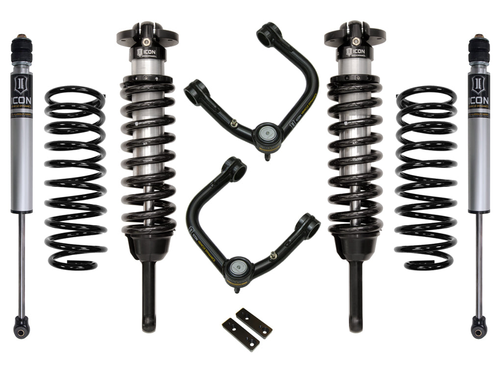 ICON Vehicle Dynamics K53062T 10-24 4RNR/10-14 FJ 0-3.5" STAGE 2 SUSPENSION SYSTEM W TUBULAR UCA for Select Toyota 4Runner, Toyota FJ Cruiser