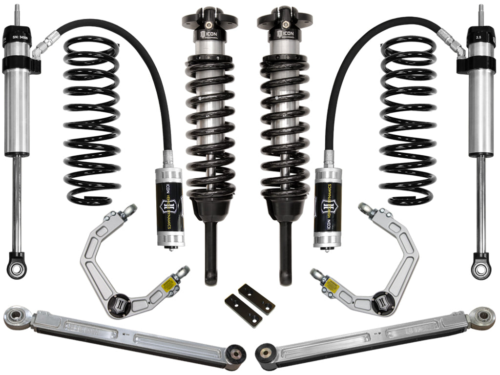 ICON Vehicle Dynamics K53054 03-09 4RUNNER/FJ 0-3.5" STAGE 4 SUSPENSION SYSTEM W BILLET UCA for Select Toyota 4Runner, Toyota FJ Cruiser