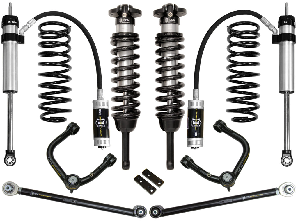 ICON Vehicle Dynamics K53064T 10-24 4RNR/10-14 FJ 0-3.5" STAGE 4 SUSPENSION SYSTEM W TUBULAR UCA for Select Toyota 4Runner, Toyota FJ Cruiser