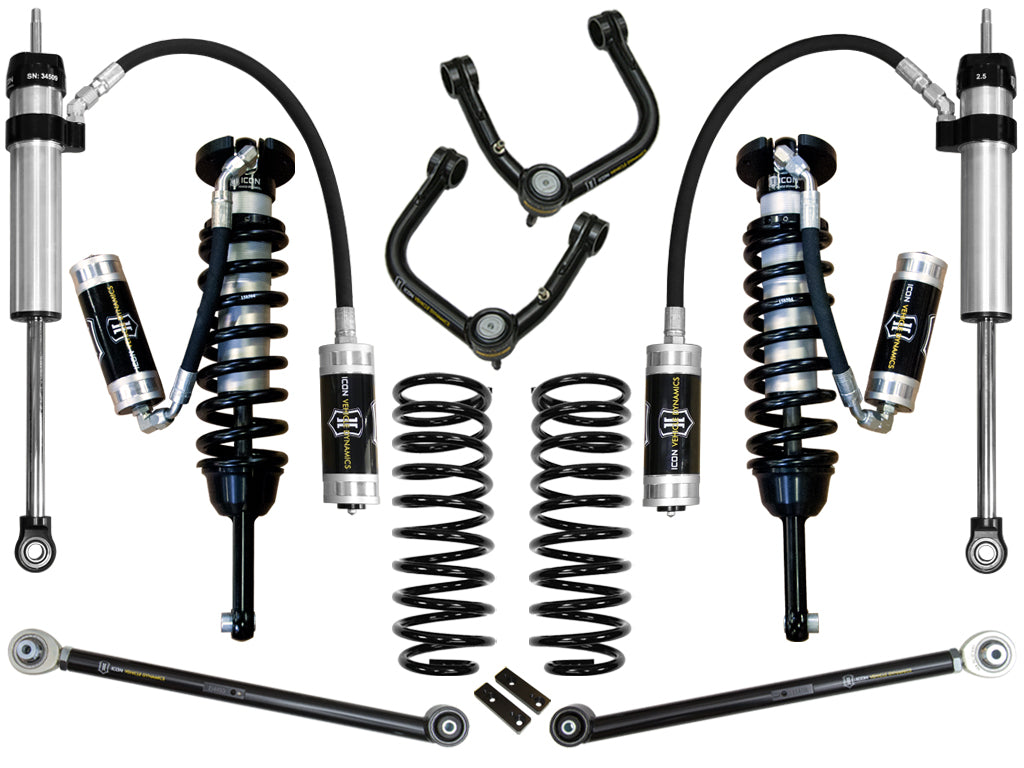 ICON Vehicle Dynamics K53065T 10-24 4RNR/10-14 FJ 0-3.5" STAGE 5 SUSPENSION SYSTEM W TUBULAR UCA for Select Toyota 4Runner, Toyota FJ Cruiser