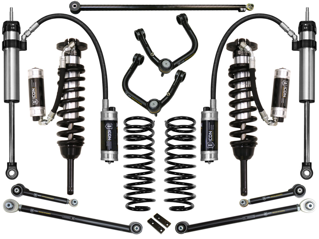 ICON Vehicle Dynamics K53067T 10-24 4RNR/10-14 FJ 0-3.5" STAGE 7 SUSPENSION SYSTEM W TUBULAR UCA for Select Toyota 4Runner, Toyota FJ Cruiser