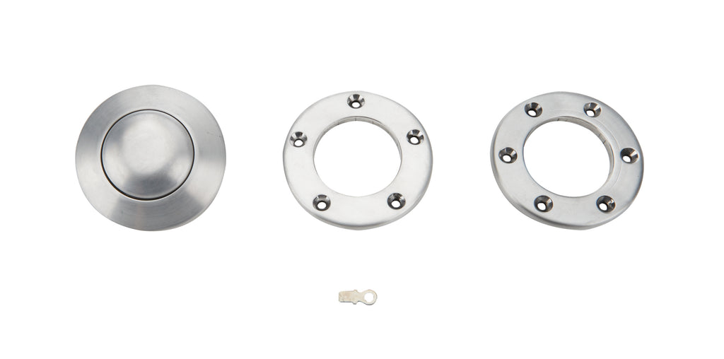 FLAMING RIVER FR20119HN Horn Button 5/6 Bolt Mill Finish