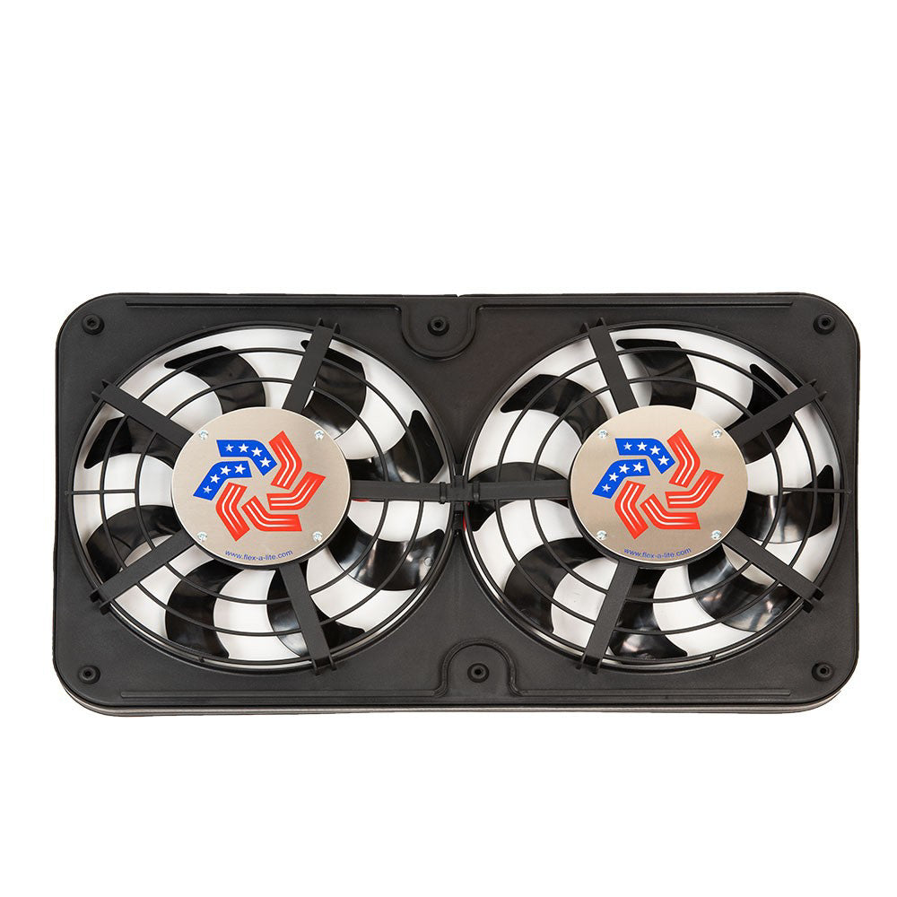 FLEX-A-LITE 104308 Dual 12-1/8in Lo Profile puller Fans w/Controls