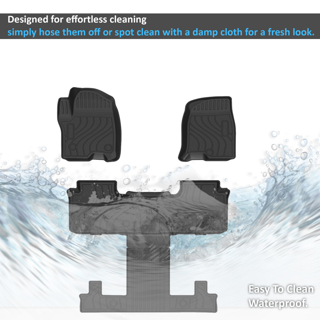 Black Horse Off Road FMCTA23 Totaliner Heavy Duty Floor Liner for Select Chevrolet Tahoe