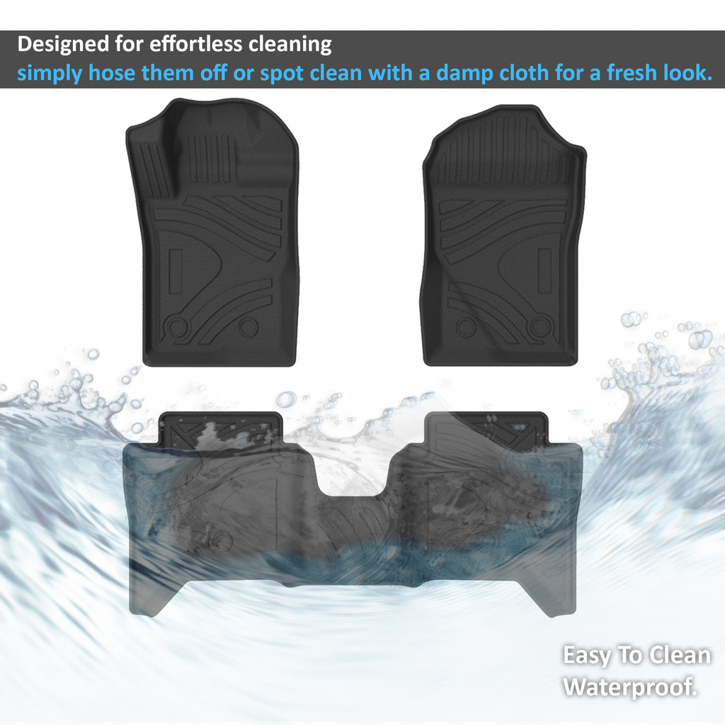 Black Horse Off Road FMFRA23 Totaliner Heavy Duty Floor Liner for Select Ford Ranger