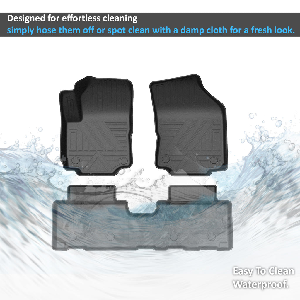 Black Horse Off Road FMGTE24-1 Totaliner Heavy Duty Floor Liner for Select GMC Terrain