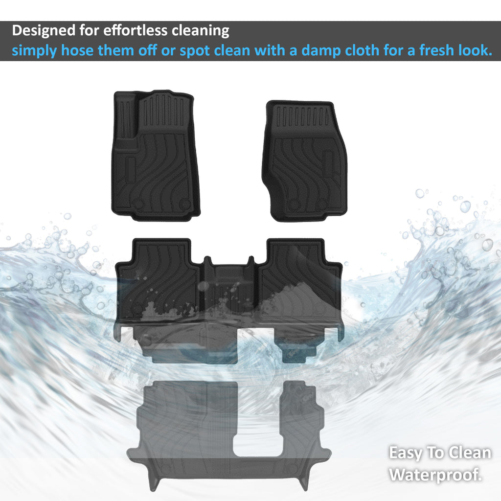 Black Horse Off Road FMJGC23 Totaliner Heavy Duty Floor Liner for Select Jeep Grand Cherokee L
