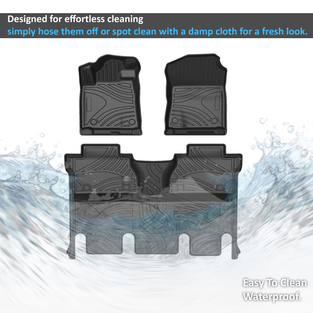 Black Horse Off Road FMTTU15 Totaliner Heavy Duty Floor Liner for Select Toyota Tundra