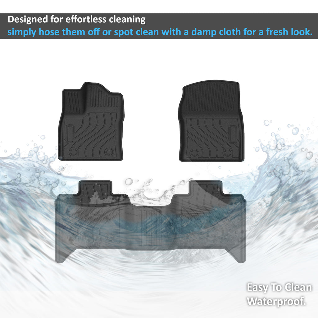 Black Horse Off Road FMTTU22 Totaliner Heavy Duty Floor Liner for Select Toyota Tundra