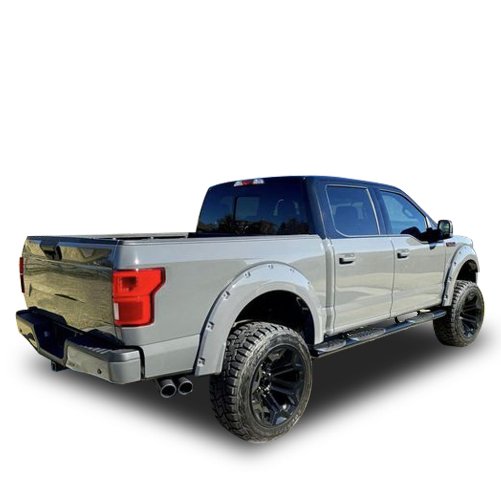 Black Horse Off Road FOBK-NL Extreme Wheel-to-Wheel Side Steps for Select Ford F-150, Ford F-150 Lightning