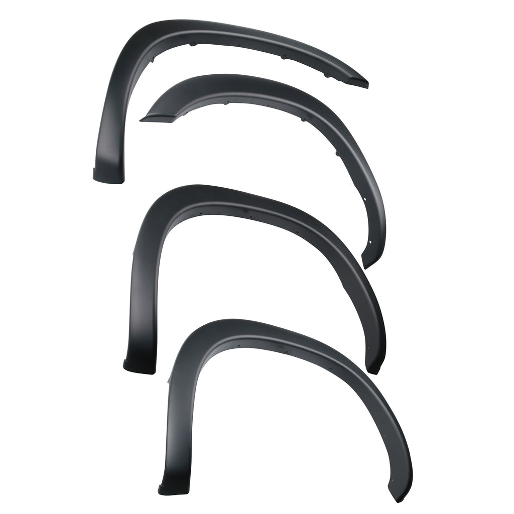 Black Horse Off Road FOERA02L OE Factory Style Fender Flares for Select Dodge Ram 1500, Dodge Ram 2500, Dodge Ram