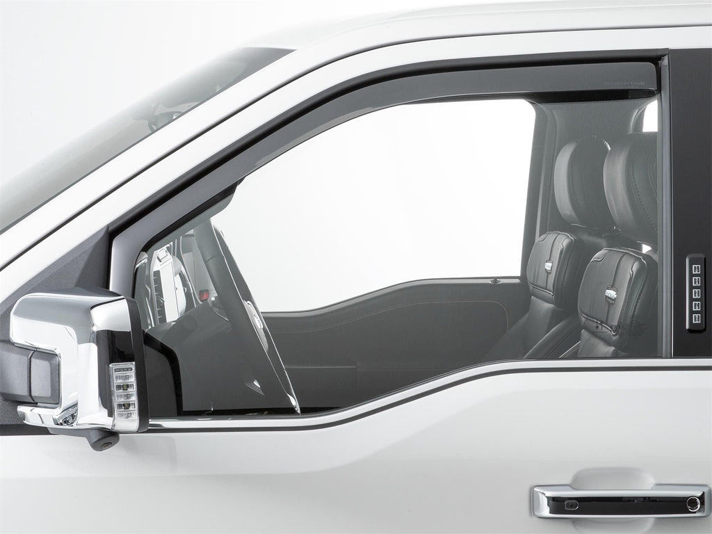 Weathertech 801025IM Side Window Deflector for Select Ford F-150, Ford F-150 Lightning, Ford F-250 Super Duty, Ford F-350 Super Duty