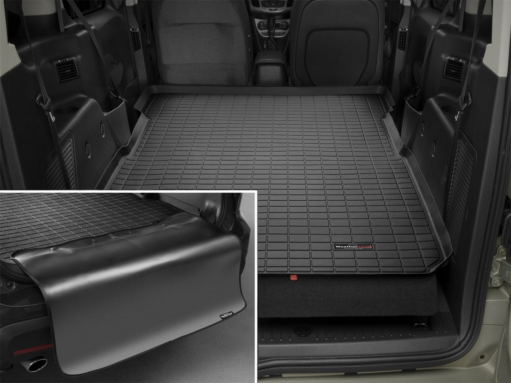 Weathertech 40682SK Cargo Liner w/Bumper Protector for Select Ford Transit Connect