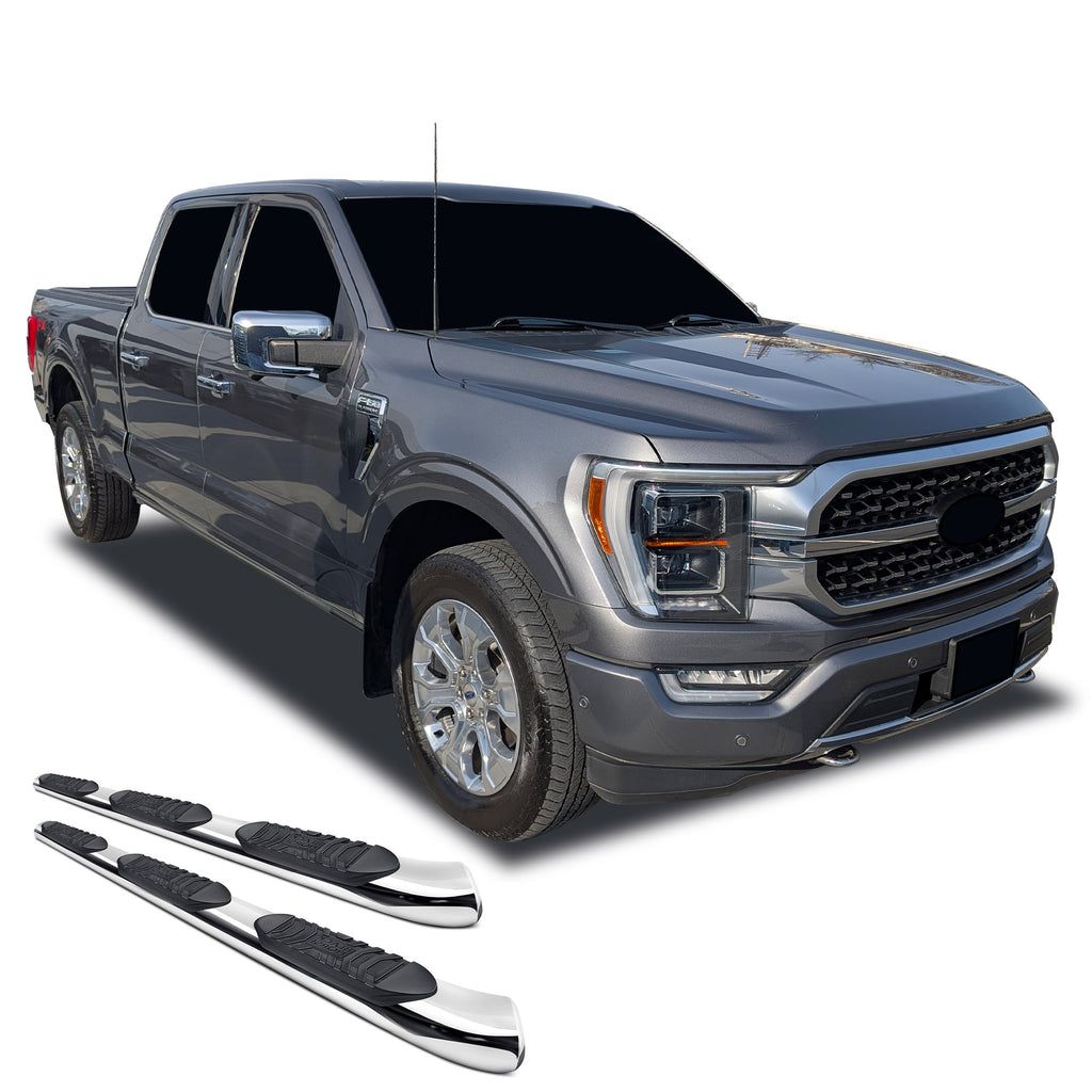Black Horse Off Road FOSS-NL Extreme Wheel-to-Wheel Side Steps for Select Ford F-150, Ford F-150 Lightning