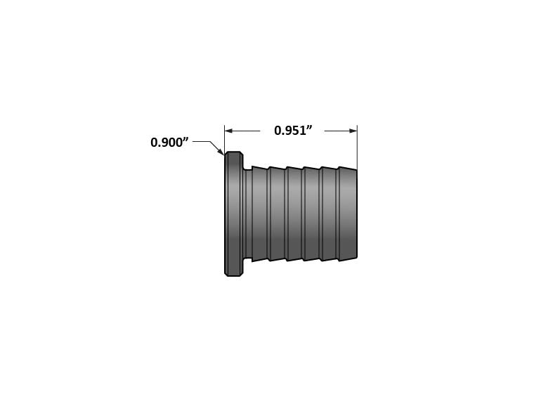 Fleece Performance FPE-34139 5/8" Billet Aluminum Universal Block Off Plug