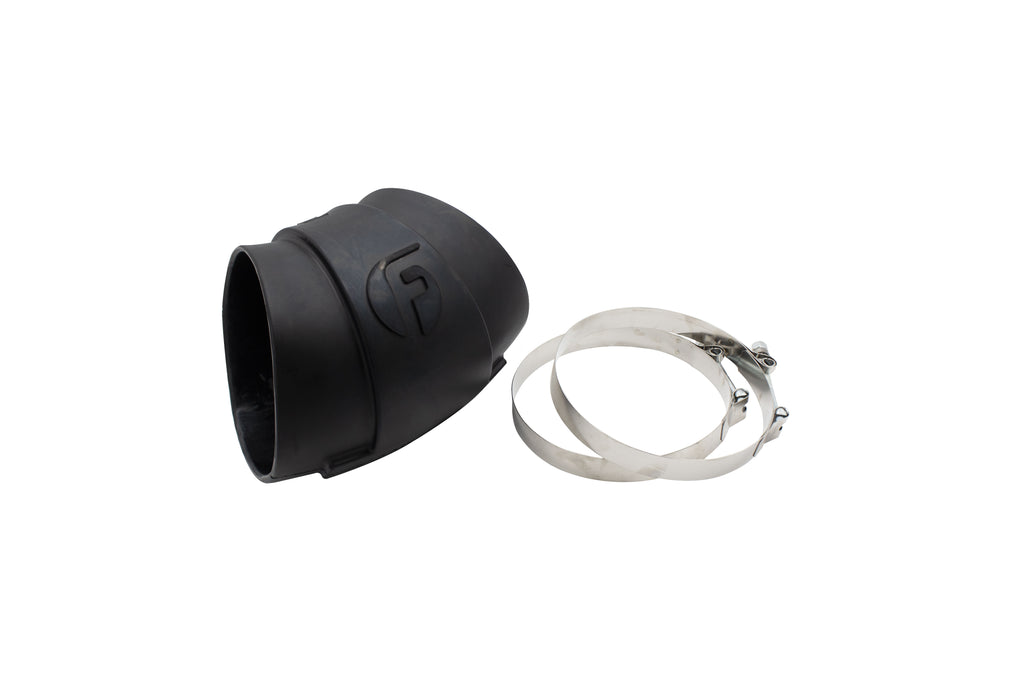 Fleece Performance FPE-UNV-INTAKE-RUBBER-5 Molded rubber universal elbow for 5" intakes