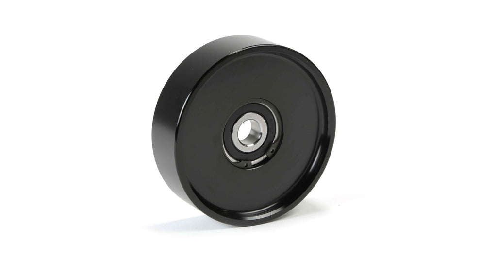 Fleece Performance FPE-34658-BLK-SPK 2003-2018 Electric Water Pump Upper Fan Idler (Black Finish Contrast Cut) for Select Dodge Ram 2500, Dodge Ram 3500, Ram 2500, Ram