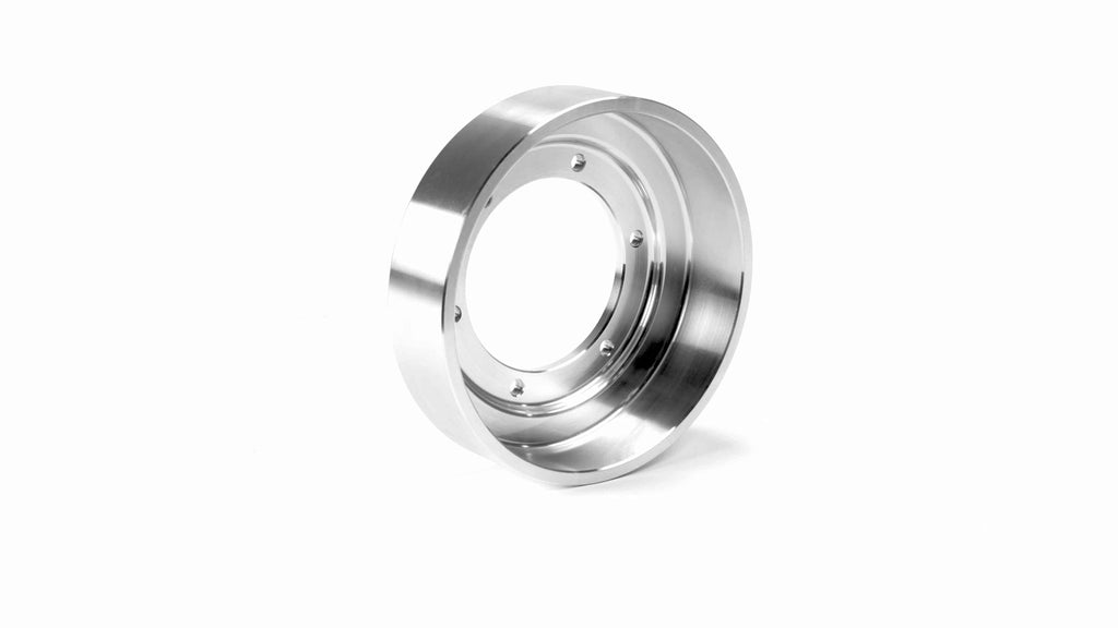 Fleece Performance FPE-34659-AL 2013-2018 Cummins Fan Drive Pulley (Bare Aluminum Finish) for Select Ram 2500, Ram