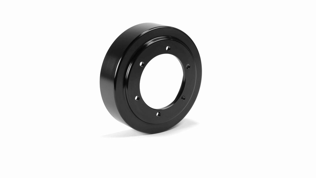 Fleece Performance FPE-34659-BLK 2013-2018 Cummins Fan Drive Pulley (Black Finish) for Select Ram 2500, Ram