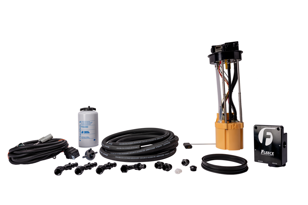 Fleece Performance FPE-34754 Fuel System Upgrade Kit with PowerFlo Lift Pump for 98.5-2002 Dodge Cummins for Select Dodge Ram 2500, Dodge Ram