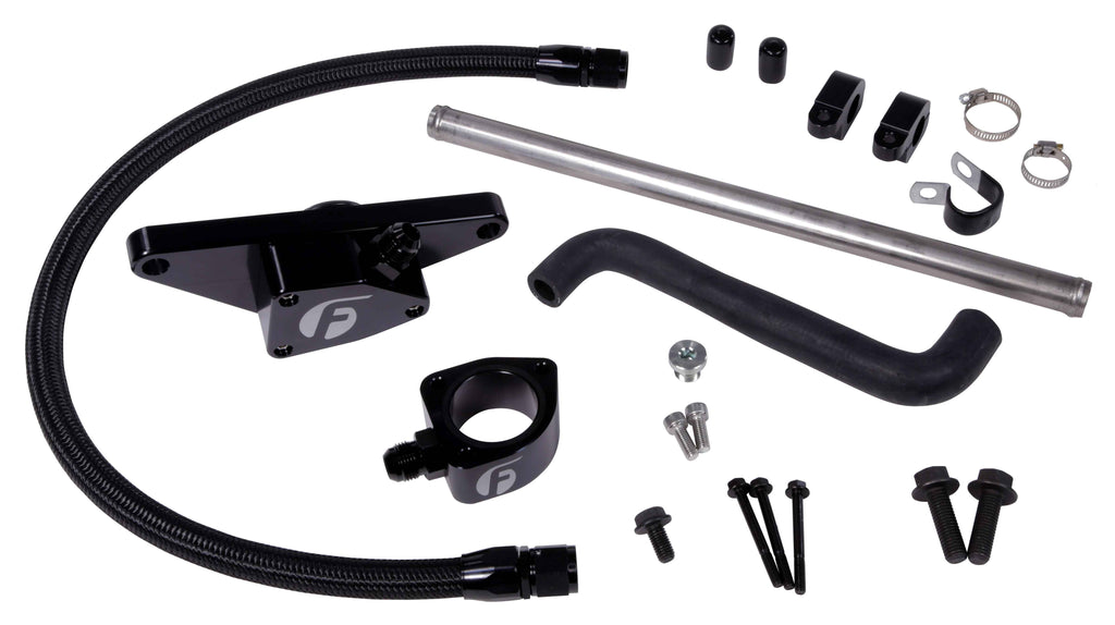 Fleece Performance FPE-CLNTBYPS-CUMMINS-0305 Cummins Coolant Bypass Kit (2003-2005 Auto Trans) for Select Dodge Ram 2500, Dodge Ram