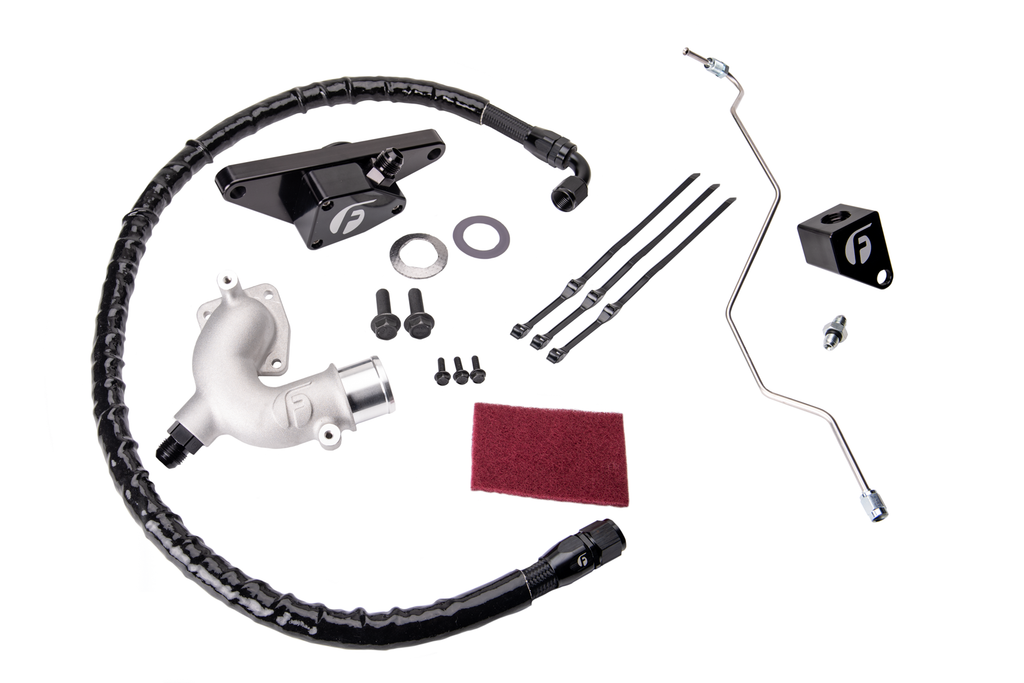 Fleece Performance FPE-CLNTBYPS-CUMMINS-0712 Coolant Bypass Kit for 2007.5-2012 RAM with 6.7L Cummins for Select Dodge Ram 2500, Dodge Ram 3500, Ram 2500, Ram