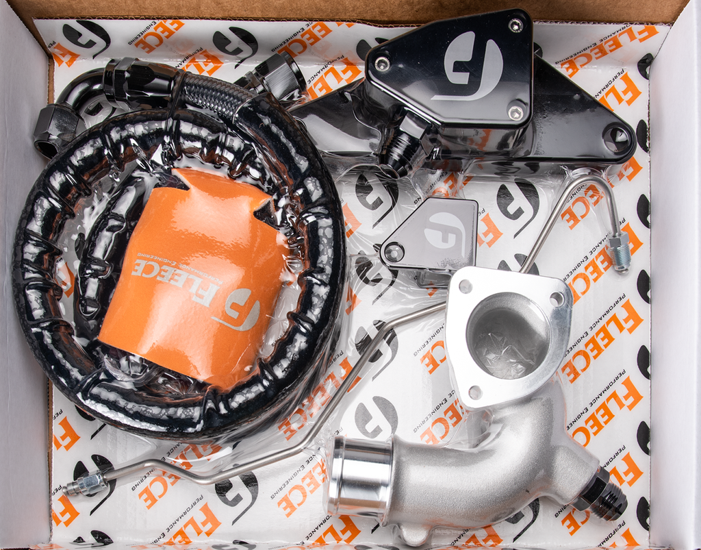 Fleece Performance FPE-CLNTBYPS-CUMMINS-0712 Coolant Bypass Kit for 2007.5-2012 RAM with 6.7L Cummins for Select Dodge Ram 2500, Dodge Ram 3500, Ram 2500, Ram