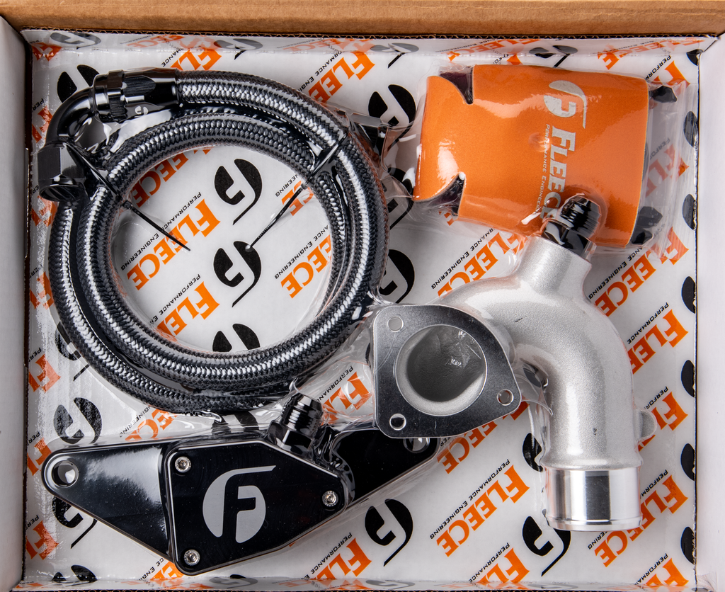 Fleece Performance FPE-CLNTBYPS-CUMMINS-19 Coolant Bypass Kit for 2019+ Ram with 6.7L Cummins for Select Ram 2500, Ram
