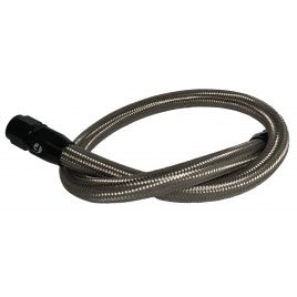 Fleece Performance FPE-CLNTBYPS-HS-12V-SS 39.50" 12 Valve Cummins Coolant Bypass Hose - Stainless Steel Braided for Select Dodge Ram 2500, Dodge Ram