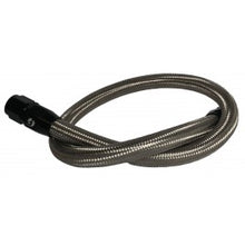 Load image into Gallery viewer, Fleece Performance FPE-CLNTBYPS-HS-CRVP-SS 34.5" Common Rail/VP44 Cummins Coolant Bypass Hose - Stainless Steel Braided for Select Dodge Ram 2500, Dodge Ram 3500, Ram 2500, Ram