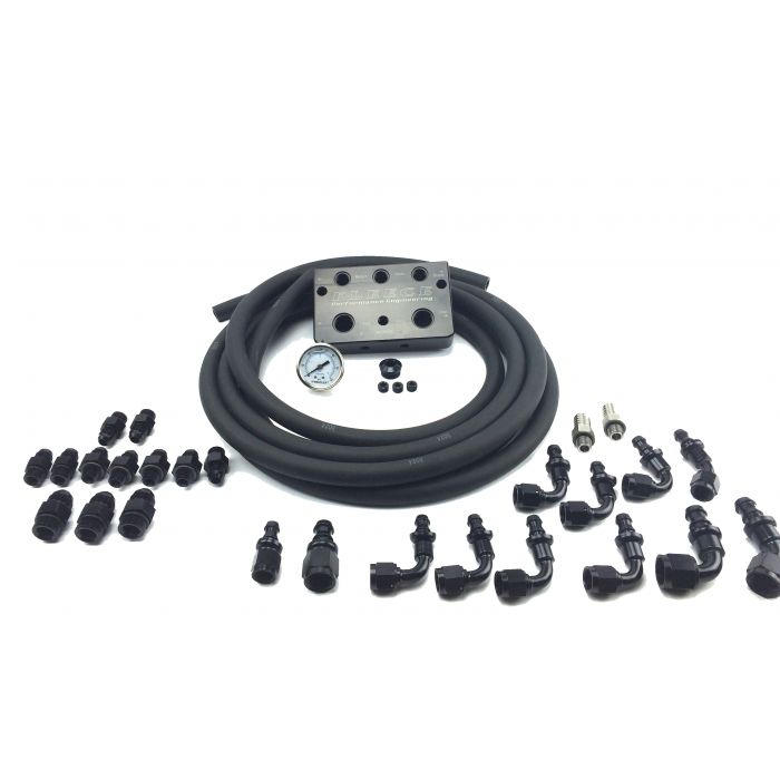 Fleece Performance FPE-CRR-20-0806 2007.5-2018 Cummins Regulated Return Fuel Distribution Block for Select Dodge Ram 2500, Dodge Ram 3500, Ram 2500, Ram