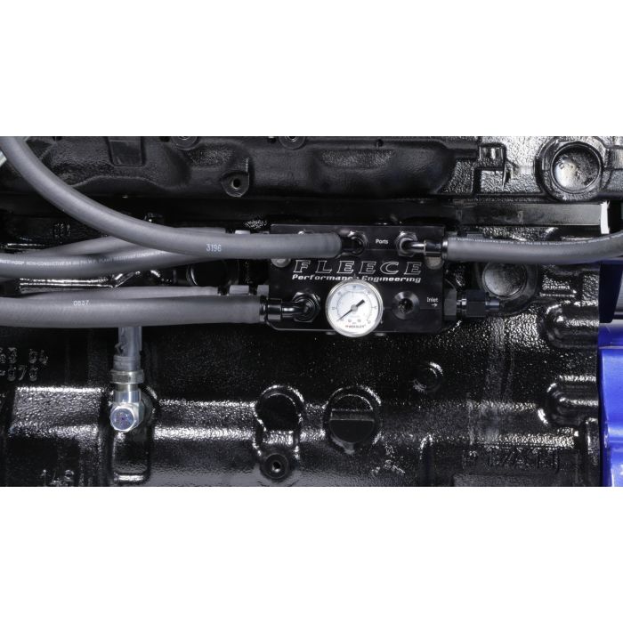 Fleece Performance FPE-CRR-20-0806 2007.5-2018 Cummins Regulated Return Fuel Distribution Block for Select Dodge Ram 2500, Dodge Ram 3500, Ram 2500, Ram