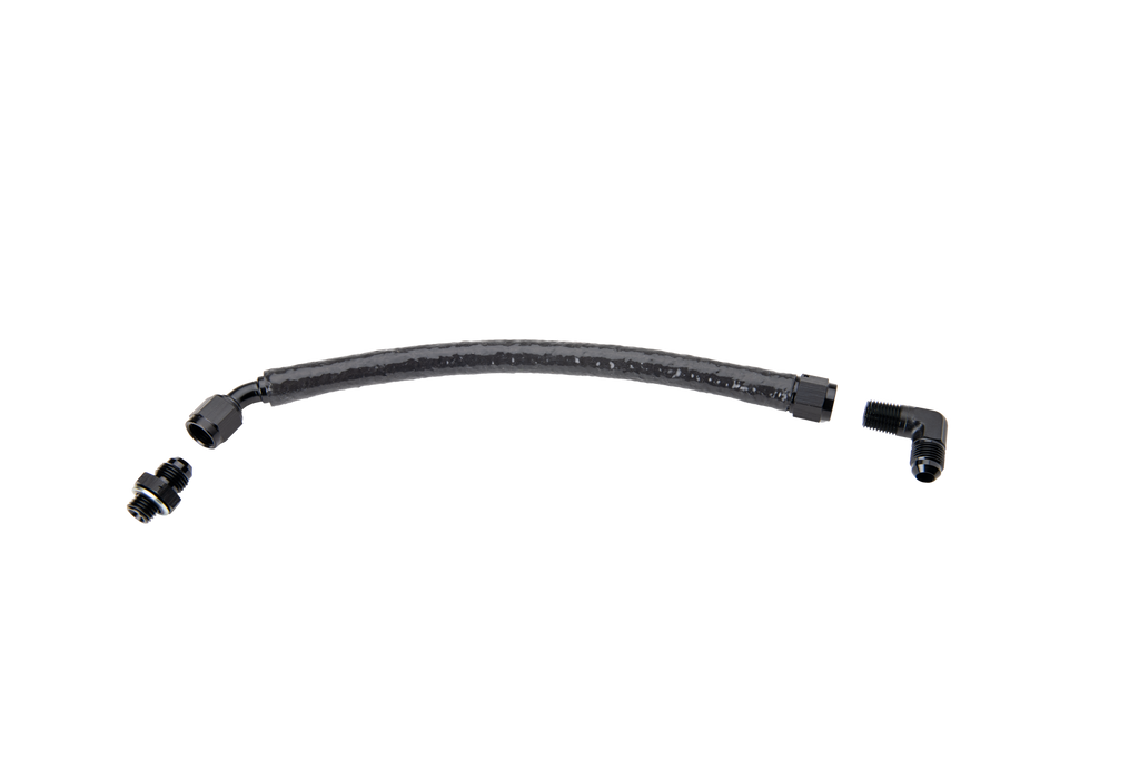 Fleece Performance FPE-CRTFL-S3S4 Turbocharger Oil Feed Line for S300 and S400 turbos in the 2nd gen location for Select Dodge Ram 2500, Dodge Ram 3500, Ram 2500, Ram