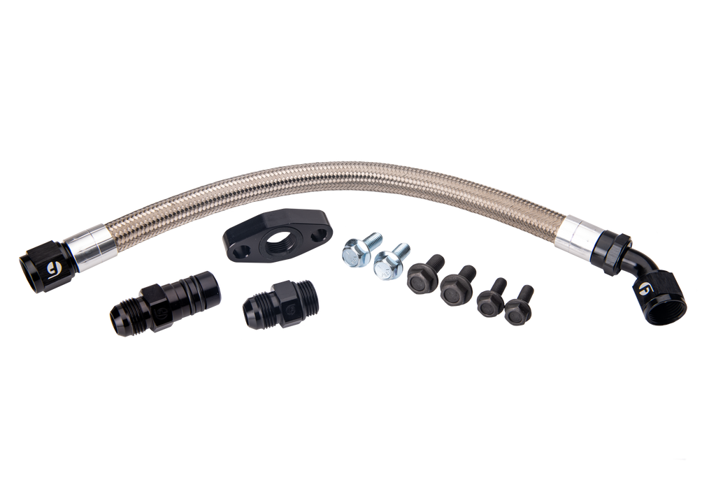 Fleece Performance FPE-CTDT-KIT Cummins Turbo Drain Tube Kit (for S300/S400 Turbos) for Select Dodge Ram 2500, Dodge Ram 3500, Ram 2500, Ram