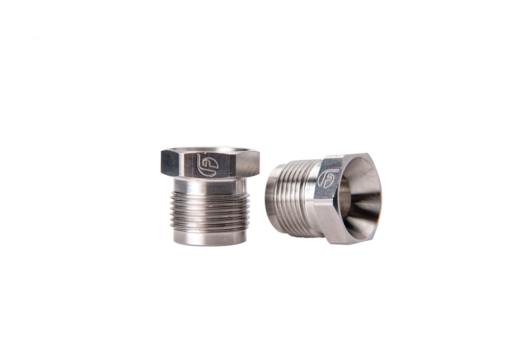 Fleece Performance FPE-CUMM-SSFTN Stainless Steel Fuel Supply Tube Nuts for 5.9/6.7L Cummins for Select Dodge Ram 2500, Dodge Ram 3500, Ram 2500, Ram