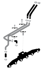 Load image into Gallery viewer, Fleece Performance FPE-CUMM-SSHCL-12V Replacement Heater Core Line Kit For 1989-1998 12 valve Cummins for Select Dodge D250, Dodge D350