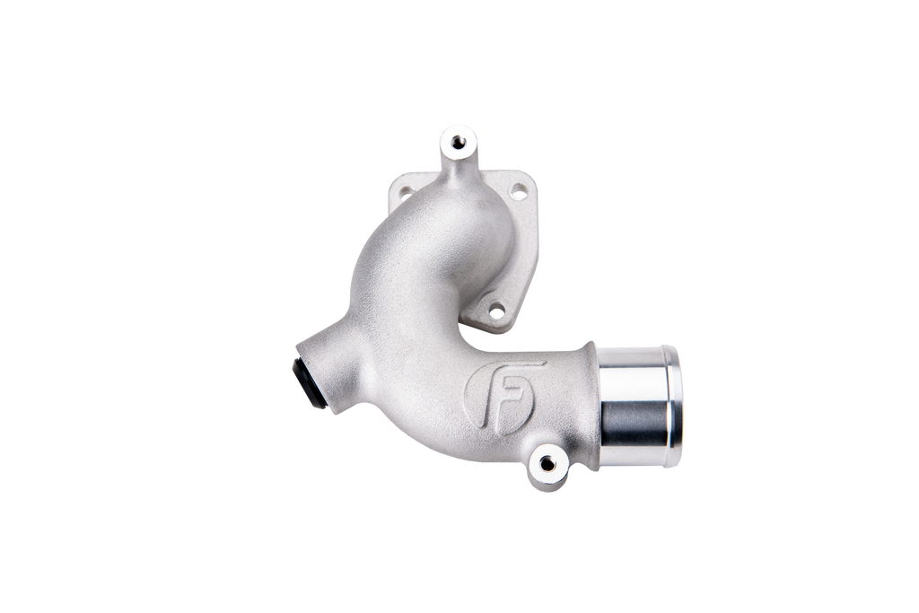 Fleece Performance FPE-CUMM-TH-19 Replacement Thermostat Housing with Auxiliary Port (2019+ RAM 6.7L Cummins) for Select Ram 2500, Ram