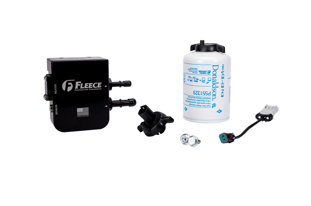 Fleece Performance FPE-CUMM-UBFA-1924 Under Bed Fuel Filter Assembly for 2019-2024 Ram 2500-3500 with Cummins for Select Ram 2500, Ram