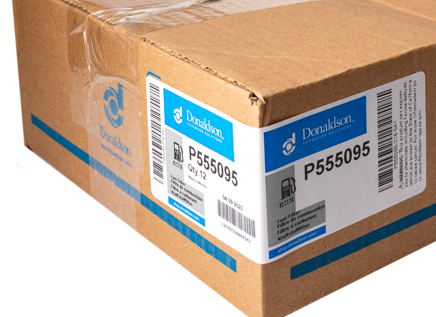 Fleece Performance FPE-DON-P555095-12 Donaldson P555095 Replacement Fuel Filter (Case Quantity)