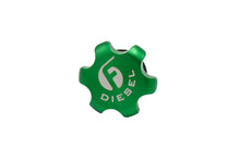 Load image into Gallery viewer, Fleece Performance FPE-FC-1316-GRN Fleece Performance Green Anodized Billet Fuel Cap for 2013-2018 Cummins for Select Ram 2500, Ram