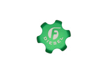 Load image into Gallery viewer, Fleece Performance FPE-FC-1316-GRN Fleece Performance Green Anodized Billet Fuel Cap for 2013-2018 Cummins for Select Ram 2500, Ram