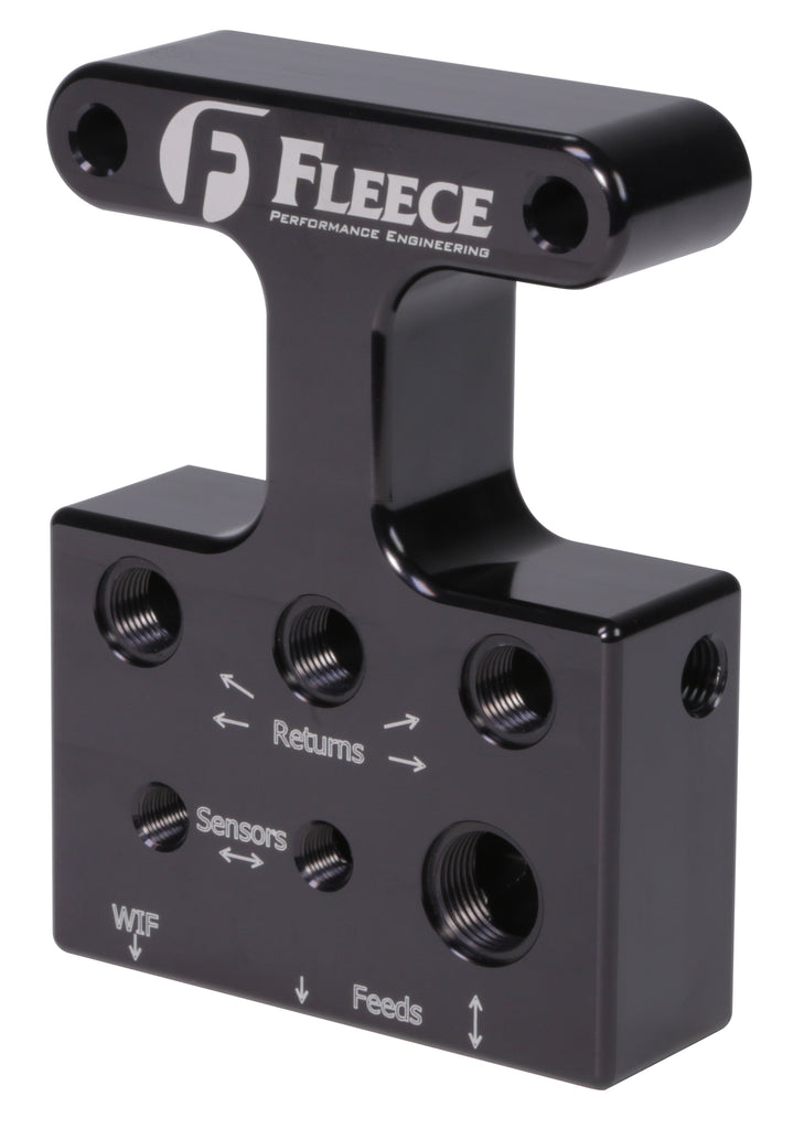 Fleece Performance FPE-FFD-RF-3G-67 2007.5-2009 - 3rd Gen 6.7L Dodge/Cummins Fuel Distribution Block for Select Dodge Ram 2500, Dodge Ram