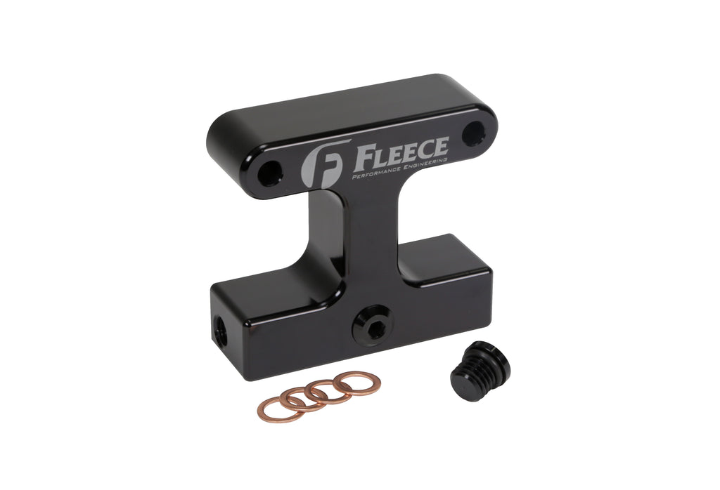 Fleece Performance FPE-FFD-RO-3G-67 2007.5-2009 - 3rd Gen 6.7L Dodge/Cummins Fuel Filter Delete for Select Dodge Ram 2500, Dodge Ram
