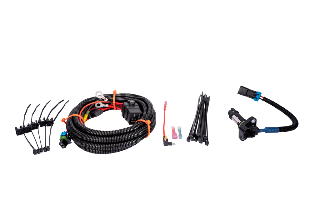 Fleece Performance FPE-FH-FMC-1724 Fuel Heater and Harness for Fleece Performance 2017-2024 Ford Filter Bases for Select Ford F-250 Super Duty, Ford F-350 Super Duty, Ford F-450 Super Duty, Ford F-550 Super Duty