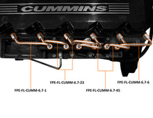 Load image into Gallery viewer, Fleece Performance FPE-FL-CUMM-6.7-SET 2007.5'-2018' 6.7L Dodge Cummins Fuel Injection Line Set for Select Dodge Ram 2500, Dodge Ram 3500, Ram 2500, Ram