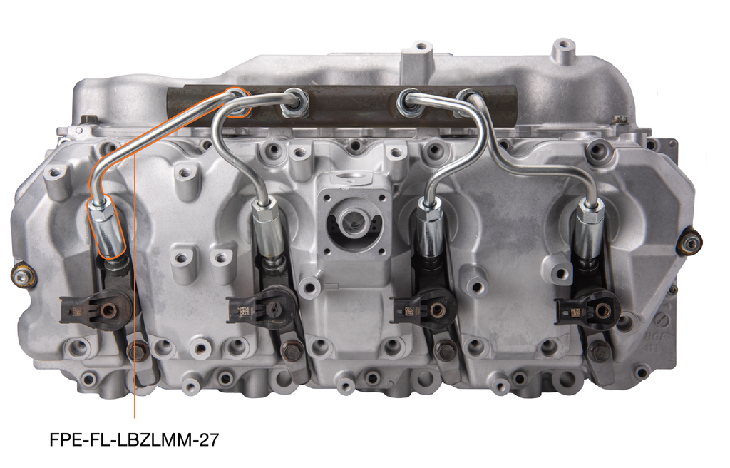 Fleece Performance FPE-FL-LBZLMM-27 LBZ/LMM Duramax High Pressure Injection Line (#2 and #7) for Select Chevrolet Silverado HD, Chevrolet Silverado HD Classic, Chevrolet Silverado 3500, Chevrolet Silverado Classic, Chevrolet Silverado HD, GMC Sierra HD,